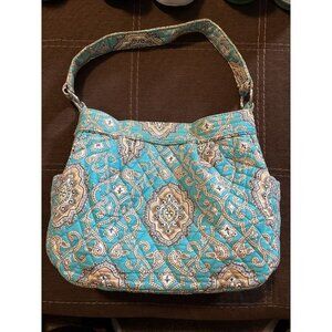 Vera Bradley reversible tote in Totally Turq pattern Bag Purse Real Nice